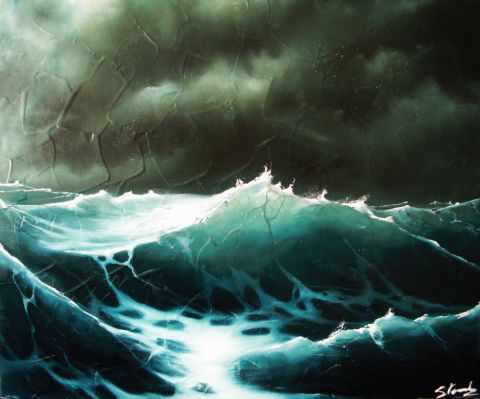 paysages marins, océan, vagues